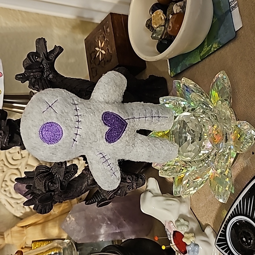 Voodoo poppet pincushion